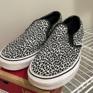 Vans Mini Leopard Print Size 8